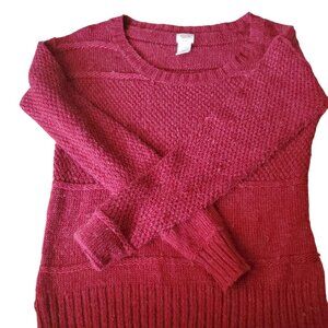 Mossimo Red Knit Sweater Cottagecore Fairycore